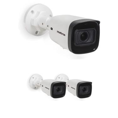 Imagem de Kit 3 Câmeras IP 2 Megapixels 40m Zoom Motorizado VIP 3240 Z G2 Intelbras