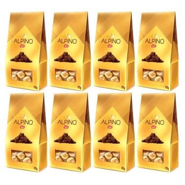 Imagem de Chocolate Alpino Bag Nestlé - 8Cx C/ 195G Cada