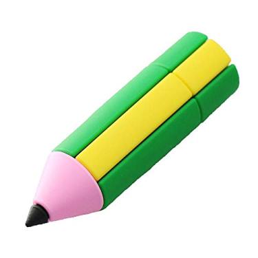 Imagem de 16 GB Green Pencil Modelo USB Flash Drive USB 2.0 Pen Drive Presente USB Flash Memory PenDrive U Disk USB Stick Memory Stick Flash Disk USB Drive