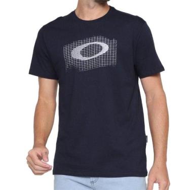 Imagem de Camiseta Oakley Holographic Masculina Azul Marinho
