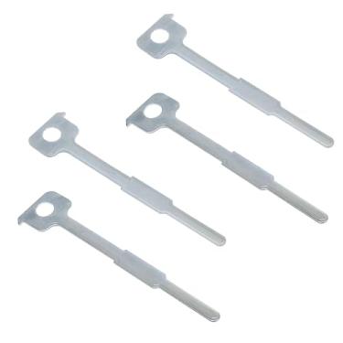 Imagem de 2 pares (4 peças) de substituição de chave de ferramentas de remoção estéreo. Unidade de ferramenta de remoção de rádio de carro rádio CD Player pinos chave Fiitings Pin Ferramentas estéreo