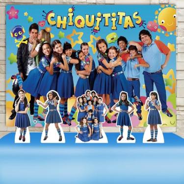 Imagem de Kit Decoração Festa de Aniversário Infantil Painel + Displays Chiquititas