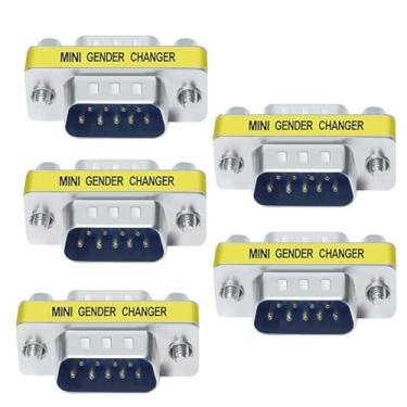 Imagem de GANASOME 5 peças HD DB9 macho para macho modem nulo cabo serial acoplador adaptador de mudança de gênero
