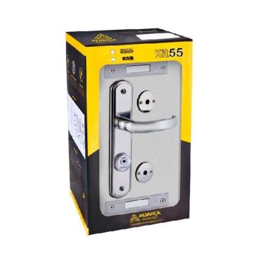 Imagem de fechadura tetra orion anatomic 3x1 cromado alianca