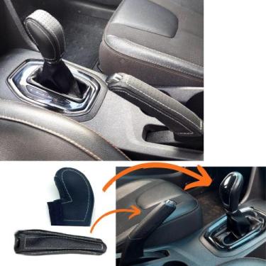 Imagem de Capas Manopla Câmbio Automático E Alavanca Freio De Mão Chery Tiggo 2 