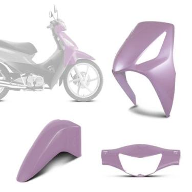 Imagem de Kit Carenagem 3 Peças Pro Tork Biz 125 2006 2007 2008 2009 2010, Único