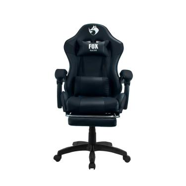 Imagem de Cadeira Gamer Fox Racer Zerda com Apoio de Pés Preta - W20