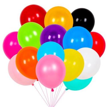 Imagem de 50 Bexigas Balão n5 Decoração Festa brilho e cor escolha - Balões Joy,