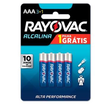 Imagem de Pilha Alcalina Aaa Com 4 20324 - Rayovac