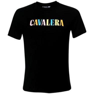 Imagem de Camiseta Cavalera Indie Letter Color Preta Masculina-Masculino