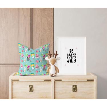 Imagem de Almofada com enchimento Infantil Alice Chapeleiro - Core Decore