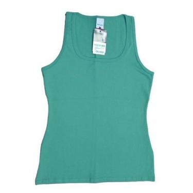 Imagem de Blusa Regata Cotton Feminina Malwee Ref. 00082, Azul, P