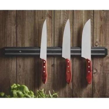 Imagem de Barra Magnética Imã Suporte Facas Cozinha Churrasqueira 49cm - Western