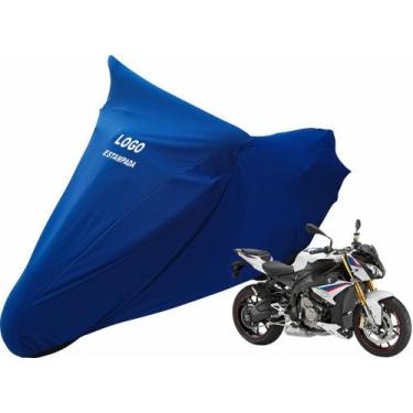 Imagem de Capa Para Proteger Moto BMW S 1000 R De Luxo - Mz, Azul