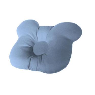 Imagem de Travesseiro Plagiocefalia Cabeça Amassada Do Bebê - Happy Line, Azul c