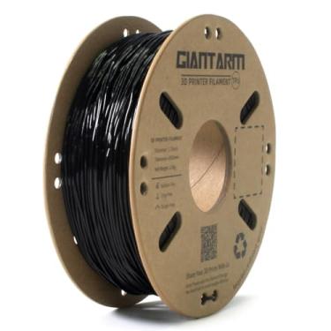 Imagem de Filamento TPU Gaintarm, filamento TPU preto 1,75 mm, filamento de impressora 3D macio flexível 95A, carretel de 0,5 kg, precisão dimensional +/- 0,05 mm, embalagem a vácuo