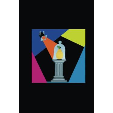 Imagem de RARE PEAR Notebook: LINED paper, 120 page 6”x9” wide/legal ruled composition pad with POP ART cover for school, college, university English, science, ... like to stay between the lines: Structured