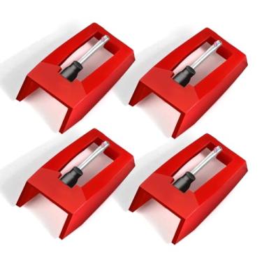 Imagem de warm tofu Agulha de toca-discos premium - Plástico ABS, Alumínio - Cartucho - Vermelho