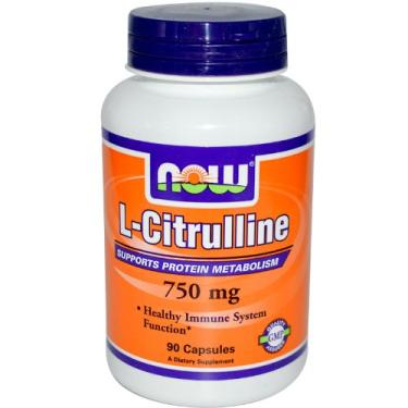 Imagem de Citrulina 750mg 90 Capsulas veganas Now Foods