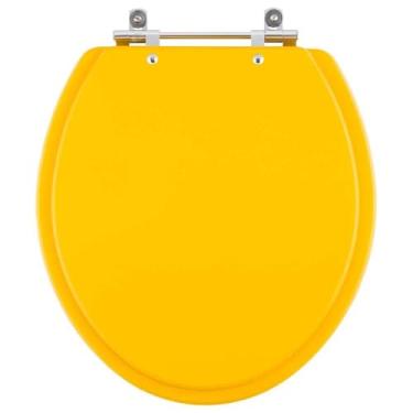 Imagem de Assento Sanitário para Modelo Convencional Oval cor Amarelo Vivo