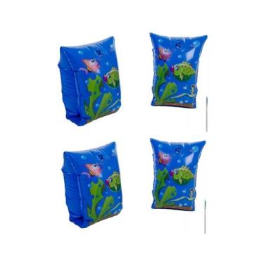 Imagem de Kit 4 Boia De Braço Infantil Inflável Sortidas - CRB