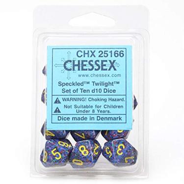 Imagem de Chessex Manufacturing 25166 Twilight Speckled - Dez Lados Di