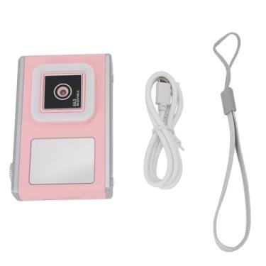Imagem de Câmera Digital, 64MP 48MP Retro Digital Camera Toy, Gravação de Vídeo Em 1080p HD, Tamanho Compacto Com Efeitos Divertidos Portáteis Câmera Pequena Portátil (Rosa)