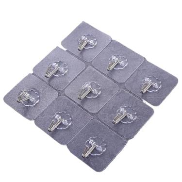 Imagem de 30 Gancho Adesivo Parede Multifuncional Autocolante Casa Cozinha Quarto Banheiro Organizado(30 Unidade)