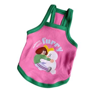 Imagem de Generic Roupas de colete de cachorro Cão de cachorro respirável tanque de cachorro confortável para raças pequenas