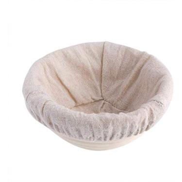 Imagem de Cesta de vime à prova de pão com capa de 136 cm