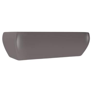 Imagem de Vaso Floreira Jardineira Plantas Hortas Fibra Vidro 100cm (Cinza Escuro)