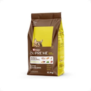 Imagem de Ração Quatree Supreme Gatos Castrados Frango - 10,1Kg