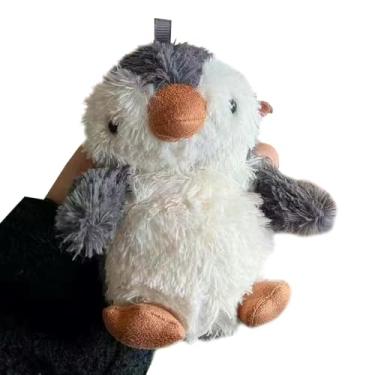 Imagem de QoKcoahn Capa de pelúcia fofa de desenho animado para AirPods 3 3ª geração, capa de silicone macio Kawaii pinguim fofo 3D com chaveiro legal engraçado meninos meninas mulheres para AirPods 3