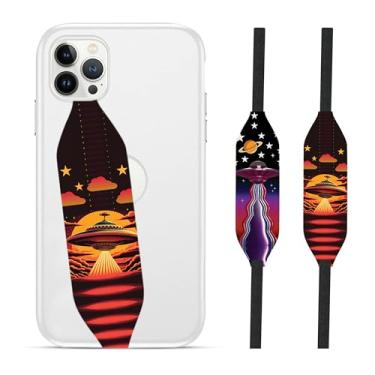 Imagem de Switchbands Alça para celular – Suporte de dedo reversível para a parte traseira do telefone, design antiderrapante personalizável, suporte removível compatível com carregamento sem fio para iPhone