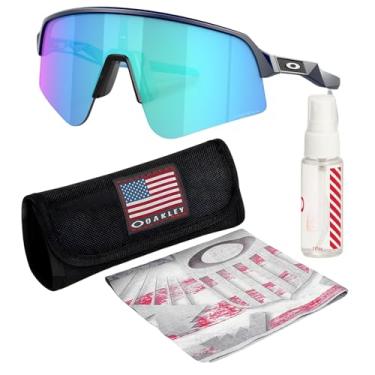 Imagem de OAKLEY Óculos de sol retangular SUTRO Lite SWEEP OO9465 com kit oficial de óculos, Azul-marinho fosco, 39 mm