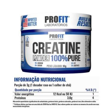 Imagem de Creatina 100% pura pote profit, 90G