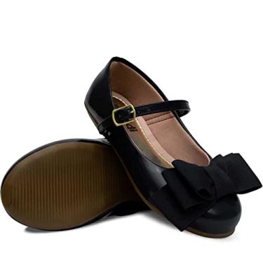 Imagem de Sapatilha Infantil Feminina Sapato Boneca Moda Festa 02.32j (36, Preto)