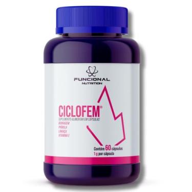 Imagem de Ciclofem Funcional Nutrition 60 cápsulas Borragem Prímula Linhaça