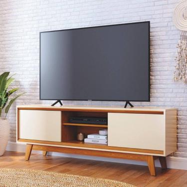 Imagem de Bancada Orion com Portas Cinamomo/Off-White