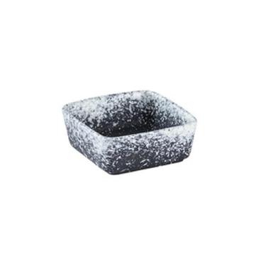 Imagem de Prato de tempero redondo de cerâmica para churrasco, prato quadrado pequeno e simples para uso doméstico japonês [décimo segundo mês lunar]