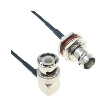 Imagem de Conector Bnc Macho E Fêmea, Conector De Porca, Cabo Rg174, Extensão De