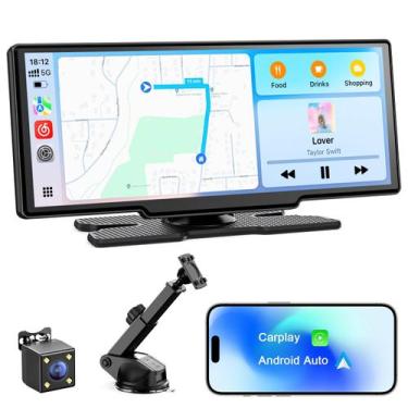 Imagem de Tela Apple Carplay sem fio Avylet 8.1" com câmera de backup