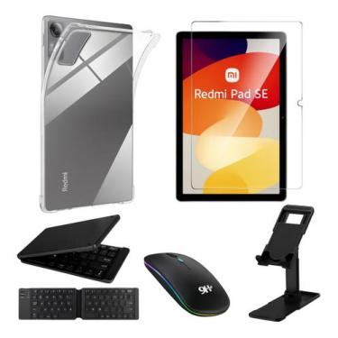 Imagem de Kit Capa + Teclado Mouse + Suporte Para Xiaomi Redmi Pad Se - NoBrand,