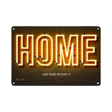 Imagem de Placa De Metal Neon Route 66 Las Vegas, Decoração Engraçada Para Pared