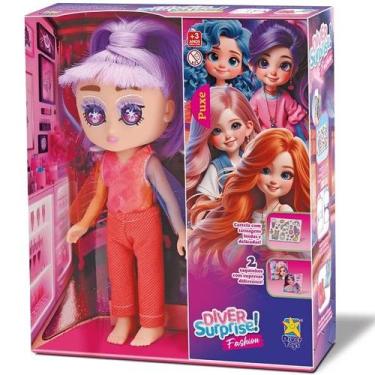 Imagem de Boneca Diver Surprise Fashion Roxa Divertoys