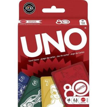 Imagem de Jogo de Cartas UNO 80TH Mattel RUBY RED Mattel JGK30