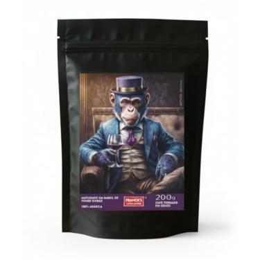 Imagem de Franck's Ultra Coffee®. Café Especial Catucai 2SL, Maturado em Barril de Vinho Shiraz Chileno, Grãos Torrados, 200g