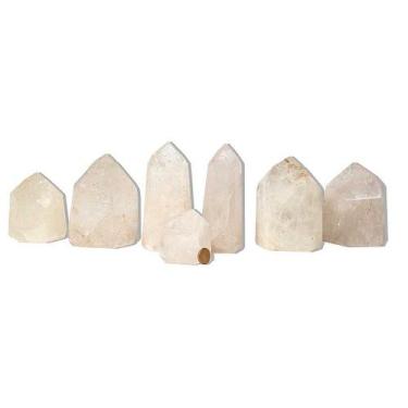 Imagem de Cristal Lapidado Ponta Gerador de Quartzo Natural - 1 Kg (5 a 8 pedras