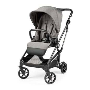 Imagem de Carrinho de Bebê com Assento Grande, Confortável e Reclinável, Peg Perego Vivace, Cinza