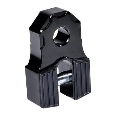 Imagem de Generic Conector de montagem de manilha de guincho genérico, engate de reboque plano, conector de gancho de arrasto de gancho de alumínio resistente para, Preto